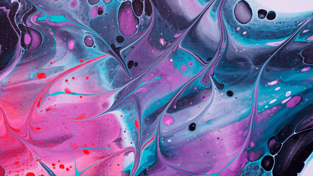 a psychedelic background with colorful swirls