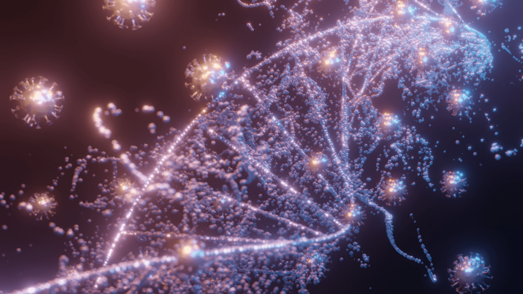 an image of a strand of dna