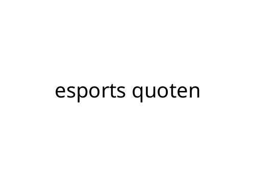 esports quoten