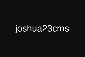 joshua23cms